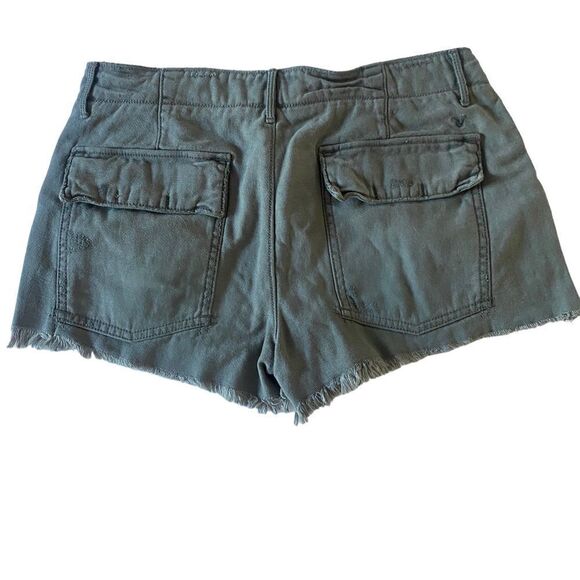 American Eagle Outfitters Army Green Shorts Sz 4 - Picture 8 of 10